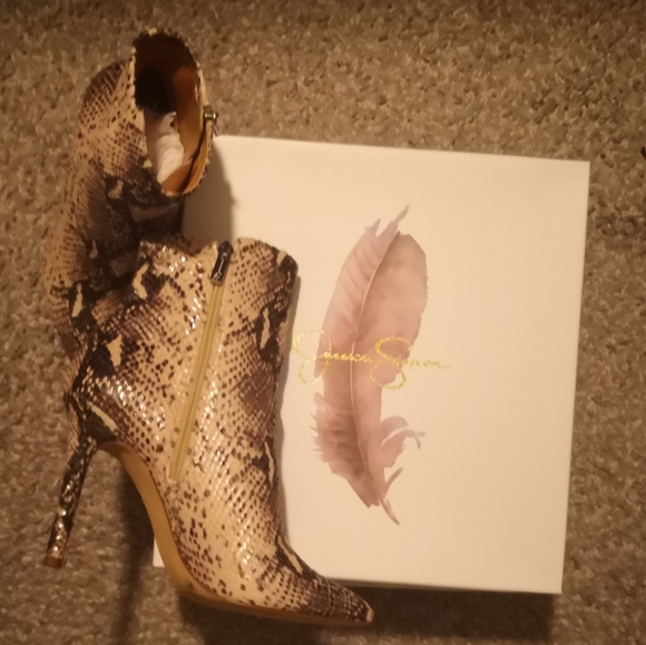 Jessica Simpson Python Booties - Picture 6 of 9